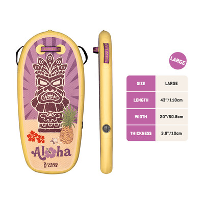 Kid puhallettava Paddle Board Bodyboard - Yellow Totem