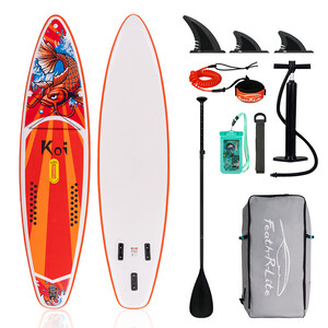 Puhallettava Surfing Paddle Board 11'6" - Sup Koi Oranssi